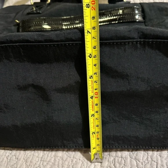 Kipling Black Shoulder Bag with Gold Details - Picture 12 of 12